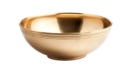 Chrism Bowl for Christian Anointing and Blessings - Isolated on White Background