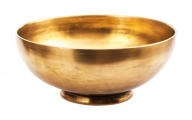 Chrism Bowl for Christian Anointing and Blessings - Isolated on White Background
