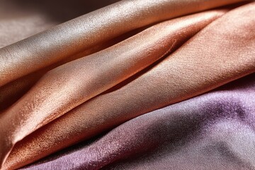 Seamless linen textile with soft woven texture in muted lavender and gray tones showing visible threads and matte surface for natural fabric design and interior use