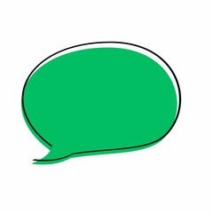 speech bubble icon green