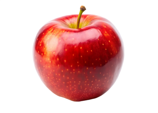  Red apple isolated on white background PNG