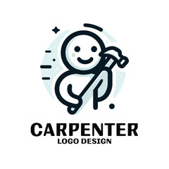 Carpenter Vector Logo Design