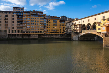 The Old Town of city of Florence, Italy