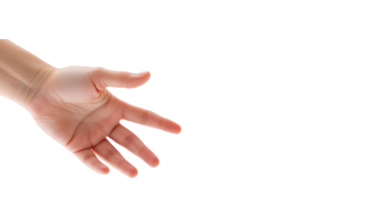 Photo of hand in the air isolated on transparent background.png