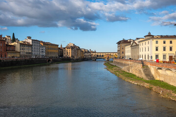 Fototapeta premium The Old Town of city of Florence, Italy