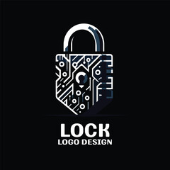 Lock Vector Logo Design