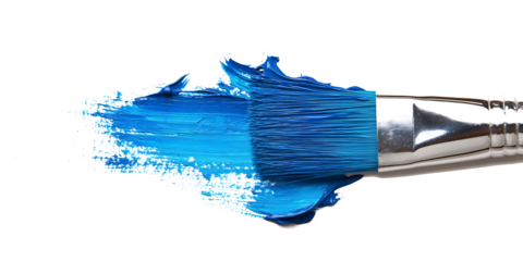 paint brush on white background