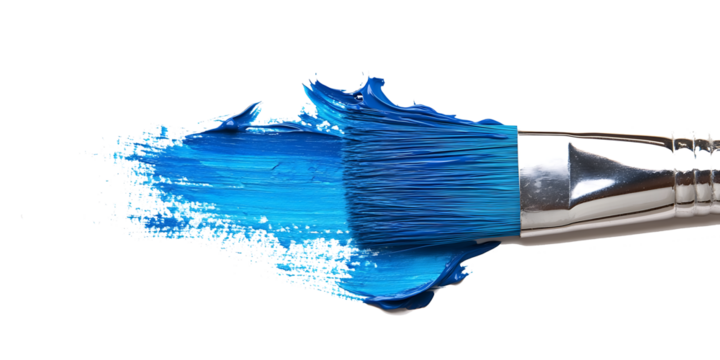 paint brush on white background