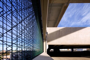 Fototapeta premium empty parking garage 