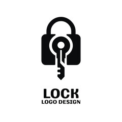 Lock Vector Logo Design