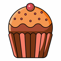 chocolate cake with cherry