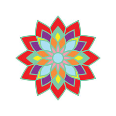 abstract flower vector illustration