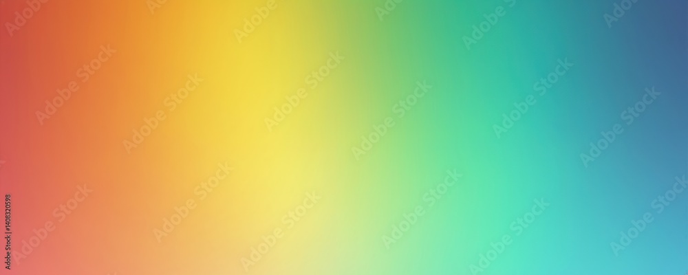 Aufkleber Abstract gradient background design. Rainbow colors blend into each other. Use for web, text, graphic, website design, wallpaper, modern tech, poster, banner, advertising, presentation.