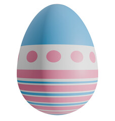 Easter egg, Easter egg, Easter, PNG, transparent background, Easter holiday, egg, 3D egg. 