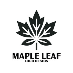 Maple Leaf Vector Logo Design