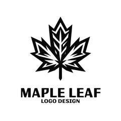 Maple Leaf Vector Logo Design
