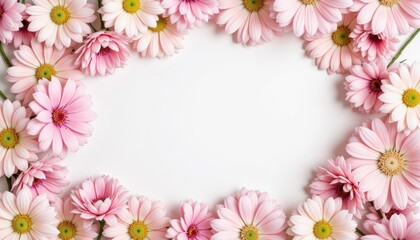 Obraz premium The pastel flowers are arranged in a way that accentuates their delicate shapes and subtle hues.