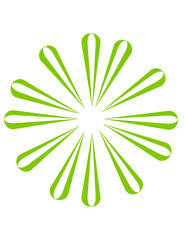 Juegos artificiales color verde sin fondo 