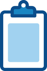 clipboard with blank paper