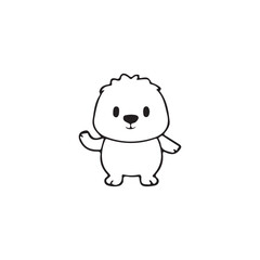 Cute cartoon hamster Vector