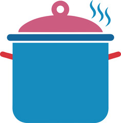 cooking pot vector illustration