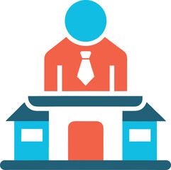 real estate icon set