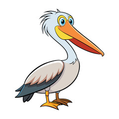 pelican cartoon illustration