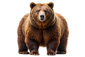 brown-bear isolated on white bckground