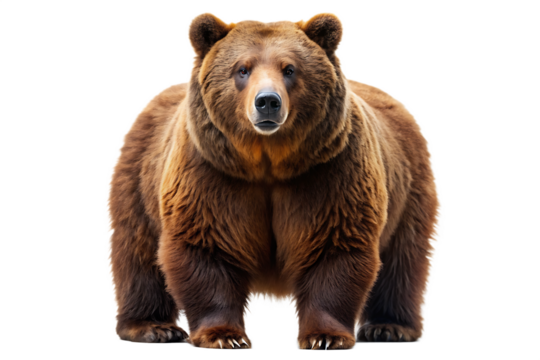 brown-bear isolated on white bckground