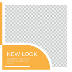 Vector Social Media Post Design Template