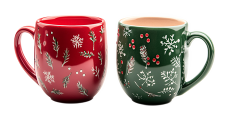 Christmas Ornaments for Tree and Holiday Decorations - Isolated on White Background