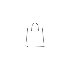 blank shopping bag