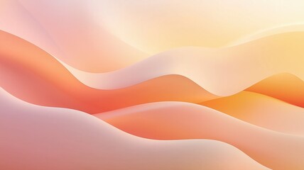 Waves of Soft Hues Dancing in Warm Twilight Light