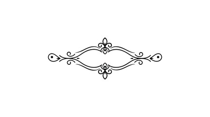 Vintage floral vector illustration with ornate decorative elements for design