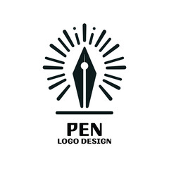 Pen Vector Logo Design