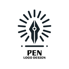 Fototapeta premium Pen Vector Logo Design