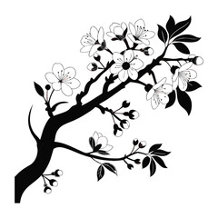 Floral & Plant Silhouette Vector illustration