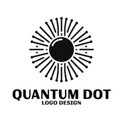 Fototapeta premium Quantim Dot Vector Logo Design