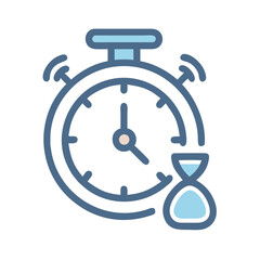 Timer Icon Representing Time Tracking and Countdown Functionality