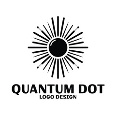 Fototapeta premium Quantim Dot Vector Logo Design