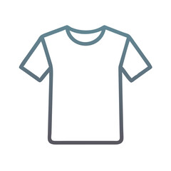 T-Shirt Icon Representing Casual Clothing and Everyday Fashion Apparel