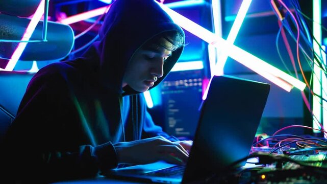 Creating magic in a neon-lit digital world
