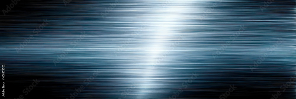 Poster discovering the elegance of polished chrome in a hyper realistic metallic background