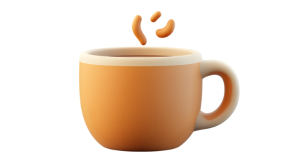 A steaming cup of hot beverage perfect for cozy mornings and warm drinks