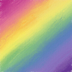 oil painting of a rainbow background