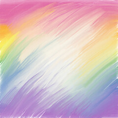 smeared paint rainbow overlay, transparent oil painting frame