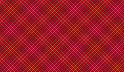 Geometric grid with intersecting red and green lines forming dynamic visual pattern, showcasing bold graphic design potential for textile, digital, or background applications