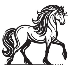 Obraz premium Cute Line Art Animals