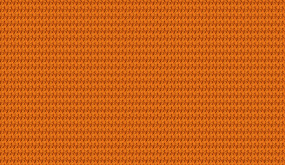 Soft orange knitted textile pattern creating cozy, textured background for fashion design, craft projects, and interior styling
