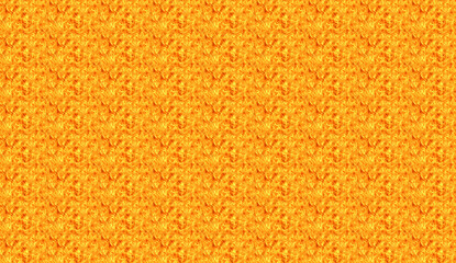 Vibrant yellow orange flames merging dynamically, radiating fiery energy with intense heat and swirling chaotic texture against dark background